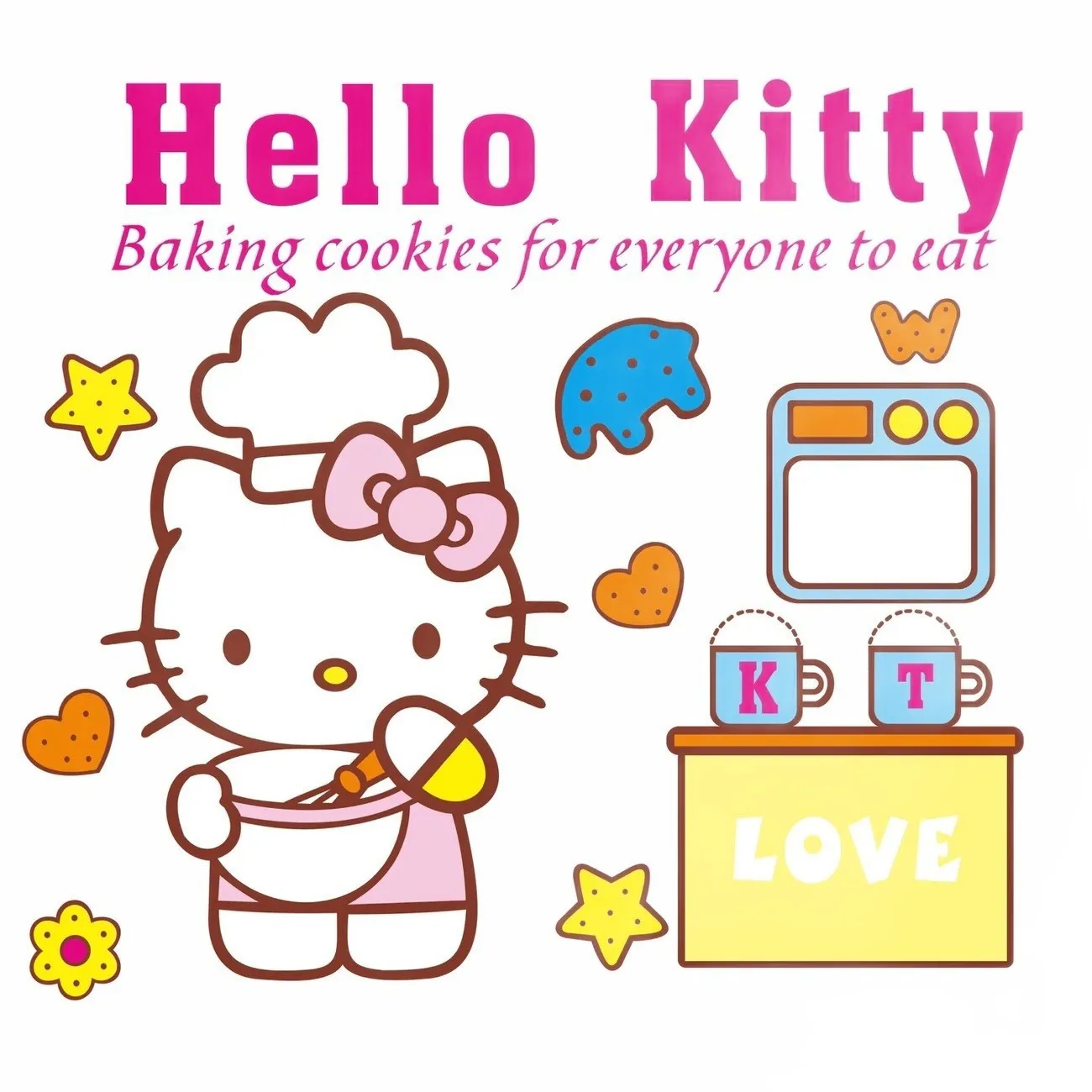 

Cute Hello Kitty Crystal Stickers Fashion Cartoon High Beauty Water Cup Mobile Transfer Stickers Women Accessories Wholesale