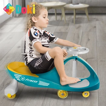 Doki toy children ant car original plasma car ride on car cheap twist universal wheel sliding and rocking toy new hot 2024