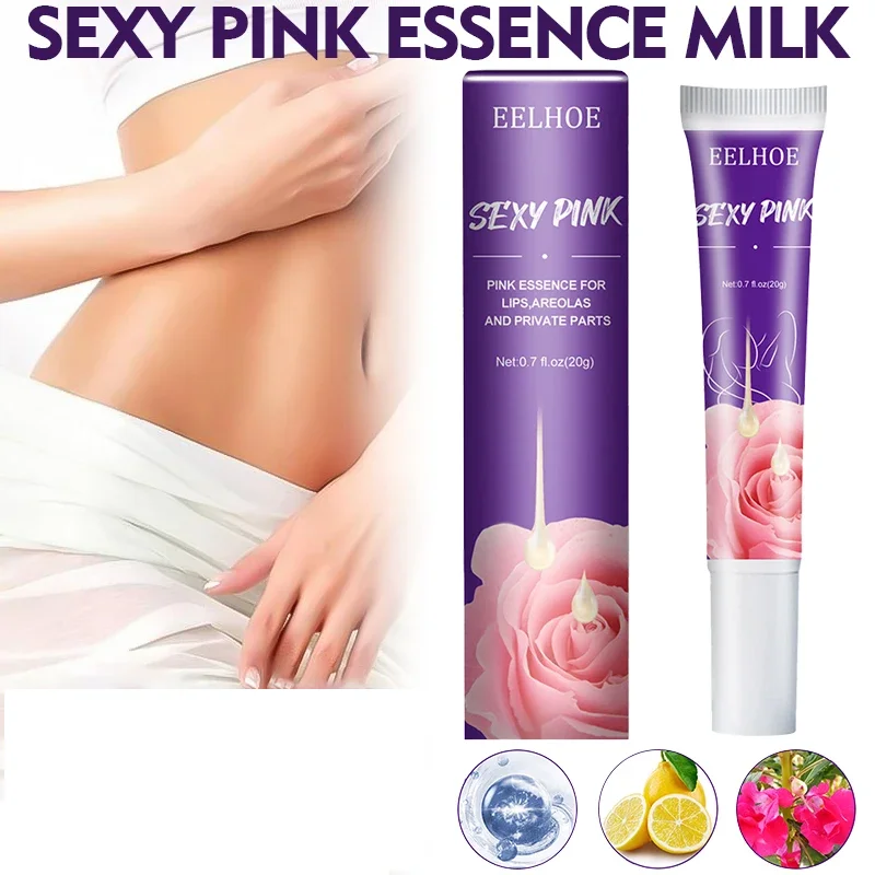 Body Brightening Cream Intimate Area Pink Essence Underarm Knee Butt Dullness Brighten Improve Lip Moisturizer Facial Skin Care