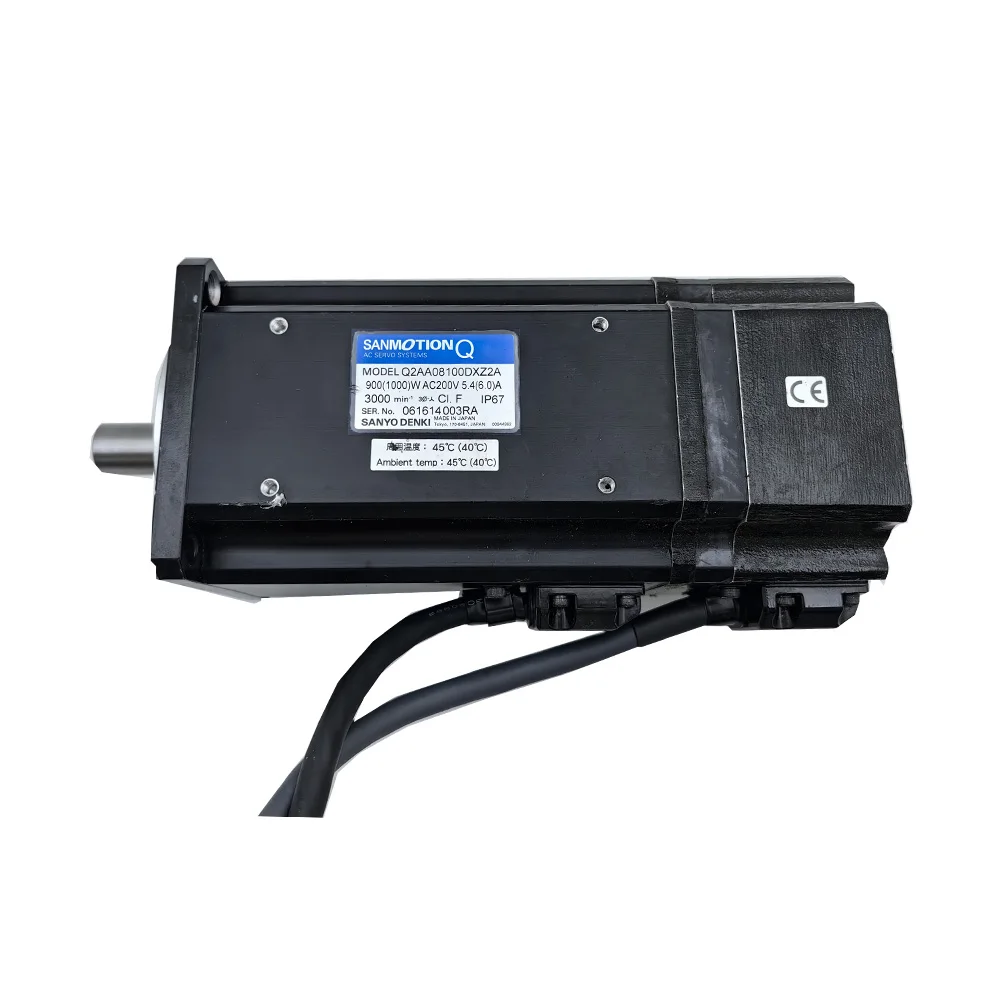 Motor Servo Sanyo Denki 100% Original Q2AA08100DXZ2A, Controlador PLC, Motor Servo Q2AA08100DXZ2A