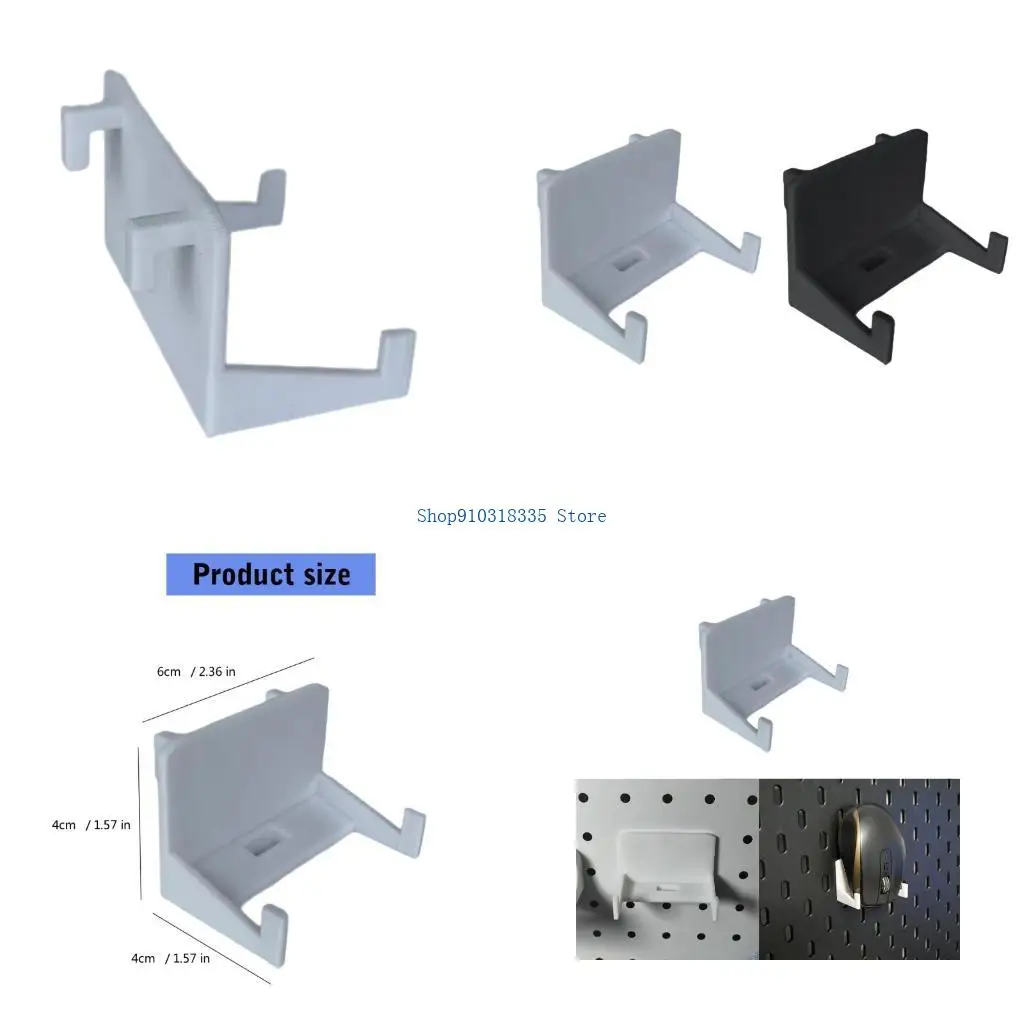 

40mm Spacing Mouse Hook for Skadis Pegboard Simplifys Workspaces for Gamers