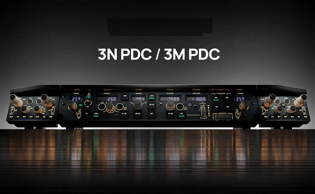 WINWING Flight Simulatorr PDC 3M Right  orPDC 3N Left  Flight Panel Zibo PMDG iFly For X-Plane MSFS 2020/2024