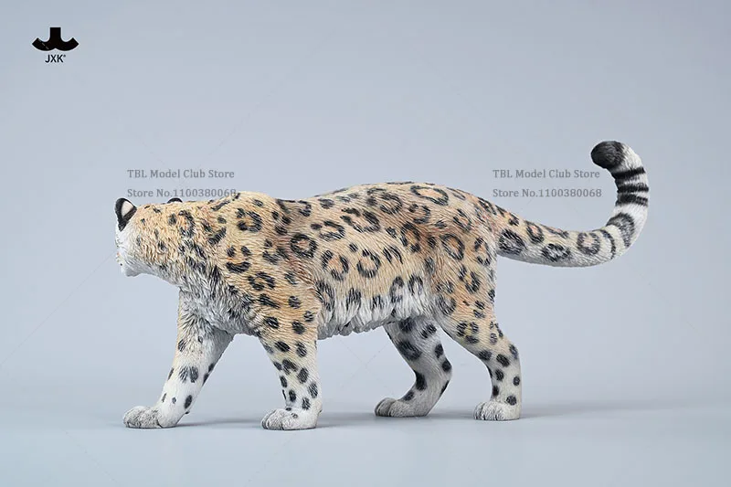 Original jxk animais modelo 1/6 escala neve leopardo flor leopardo resina simulado animais feroz para 12 Polegada figura de ação