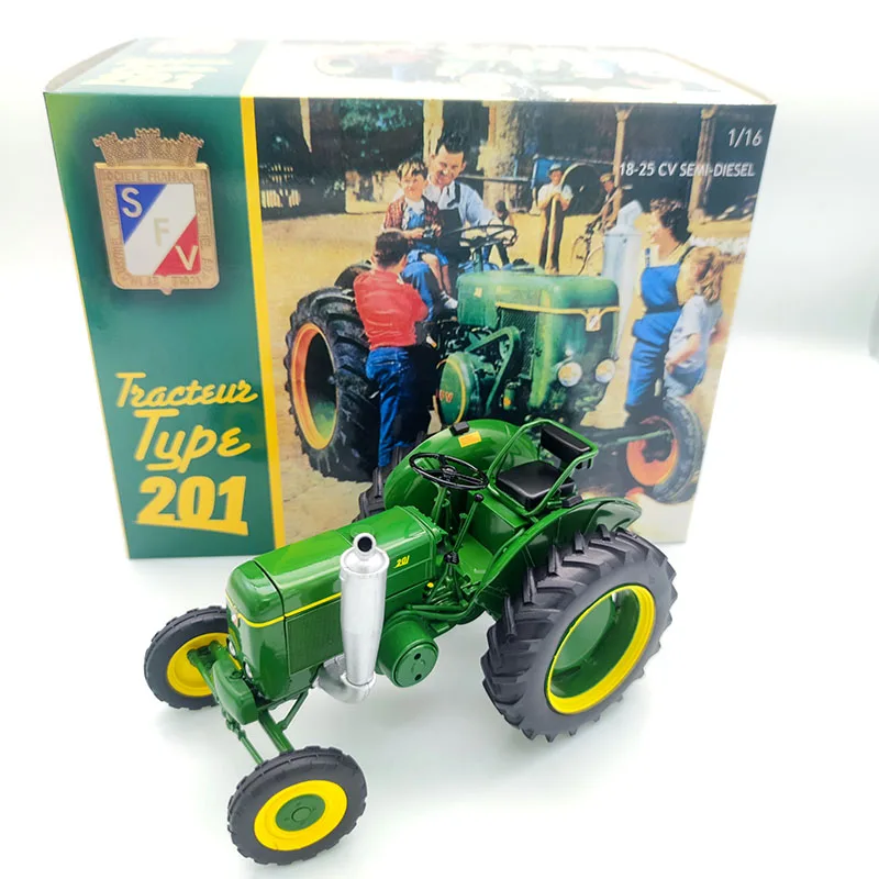 Original 1:16 18-25 CV Diecast Model Car SOCIETE FRANCAISE VIERZON - TYPE 201 TRACTOR - SEMI-DIESEL Collect Toy Car Gifts