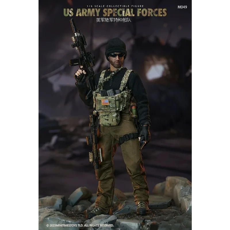 En stock JEU MINITIMES Juguetes a escala 1/6 M049U.S. Muñeco de las Fuerzas Especiales del Ejército Militar, Set Completo de Figuras de Acción Coleccionables