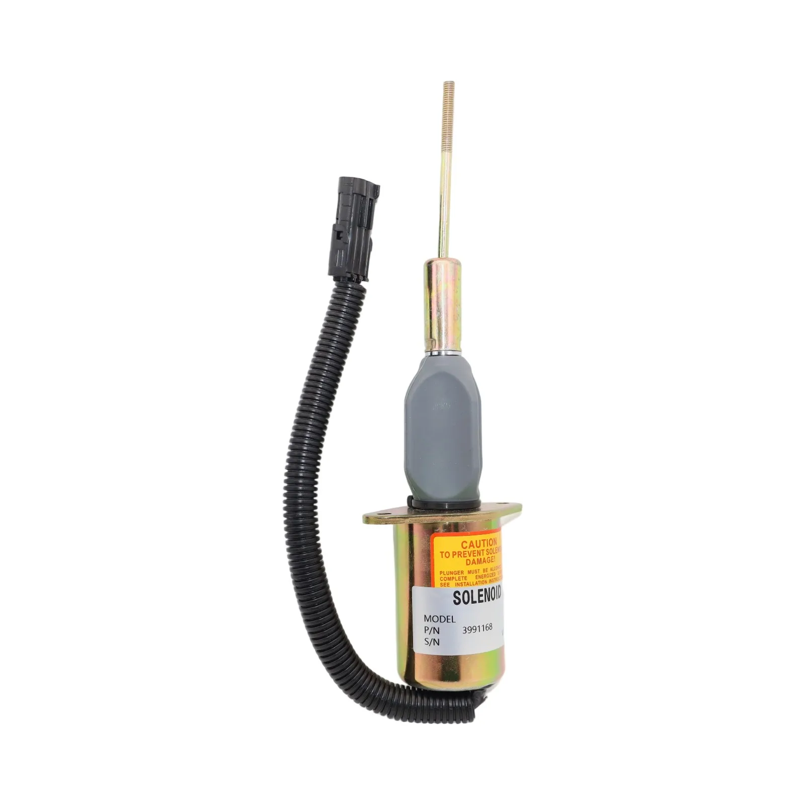 24V Stopp-Magnetventil 3991168 Kompatibel mit Cummins 4BT 5.9L Motor Hyundai R140LC-7 R130 R170 – Detail 1