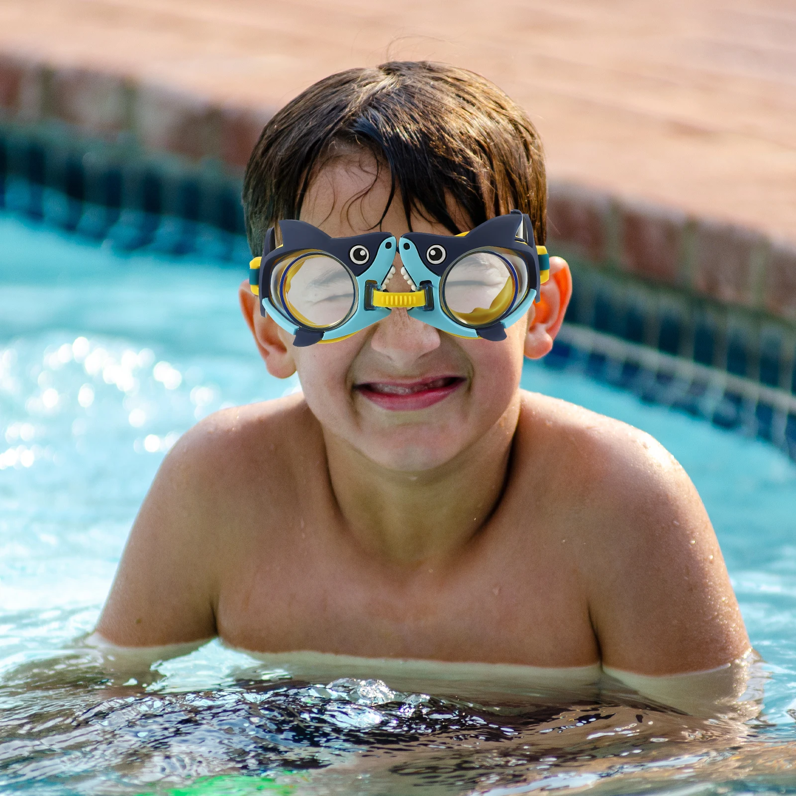 

Cartoon Swimming for Kids 3 6 Years Kid Goggles For Swimming Old Lightweight Anti Fog Children Swim Bath Pool Accessories