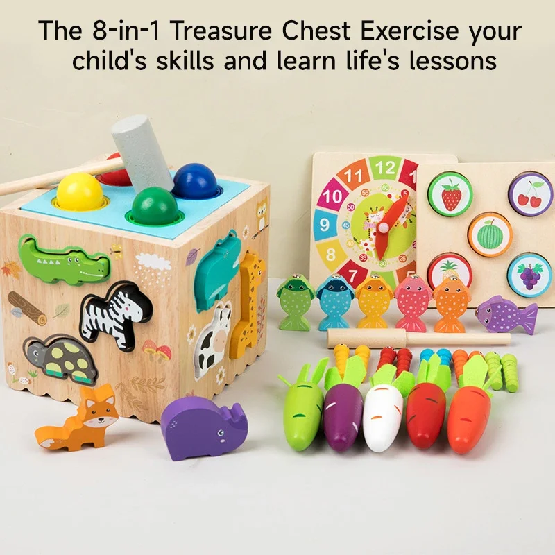 Trieur de formes sensorielles colorées en bois Montessori pour enfants, jouets pour faciliter les activités manuelles, développement, jouets d'apprentissage, cadeau