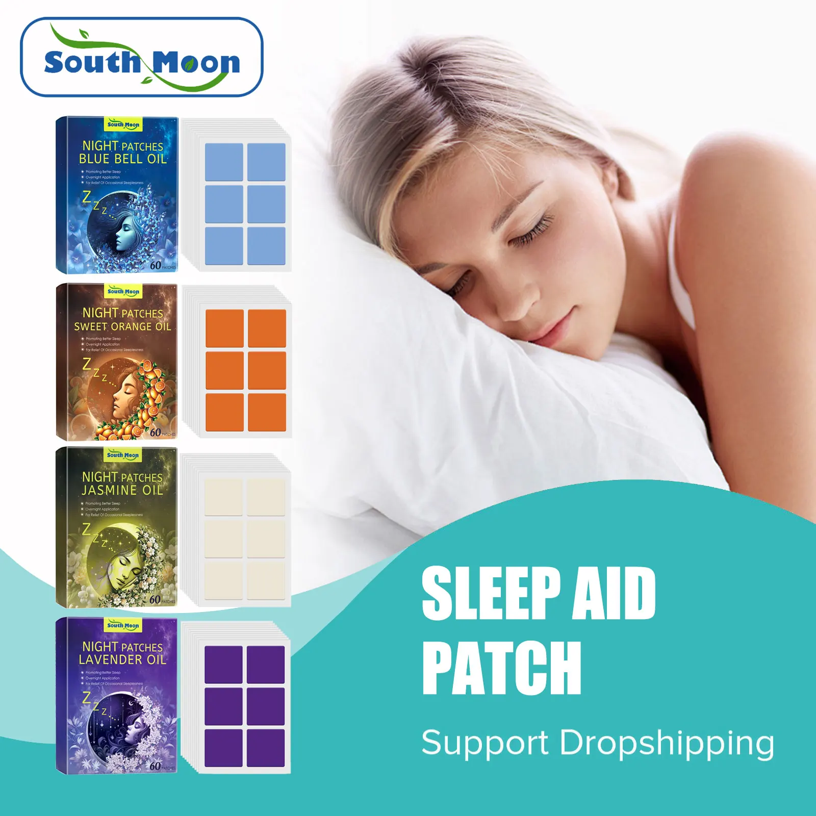 Sleep Patch Improve Insomnia Relieve Anxiety Decompression Headache Soothing Brain Relaxation Fall Asleep Aid Help Sleep Sticker