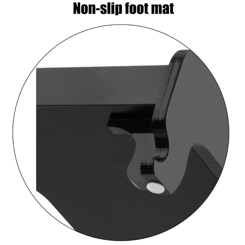 Acrylic Turntables Platform, Enhances Stability with Silicone Feet for AT-LP60XBT-BK Vibration Reduction 95AF