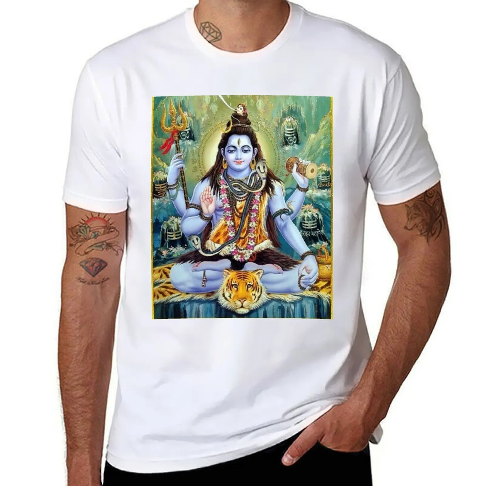 

Футболка Lord Shiva, Meditation, Divine, Worship, мужская футболка, мужские футболки, футболка