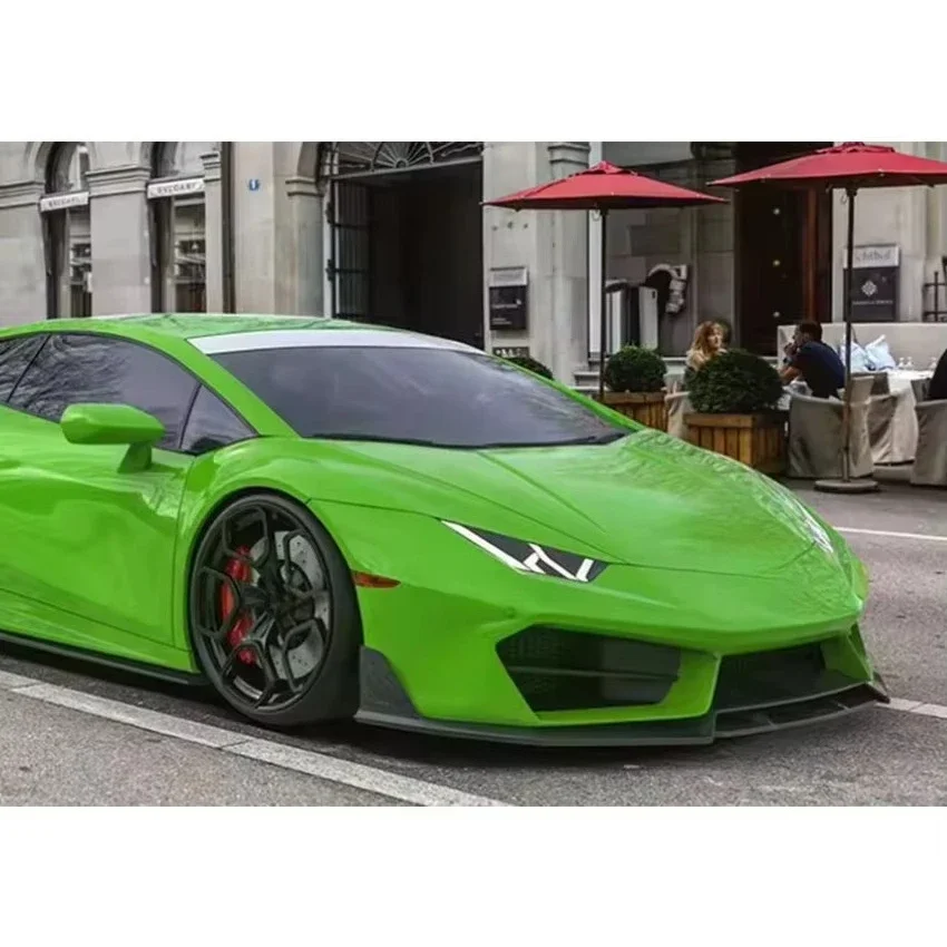 Dry Carbon Fiber Front Bumper Lip For Lambo Huracan Lp580 Body Kit Car Parts 6