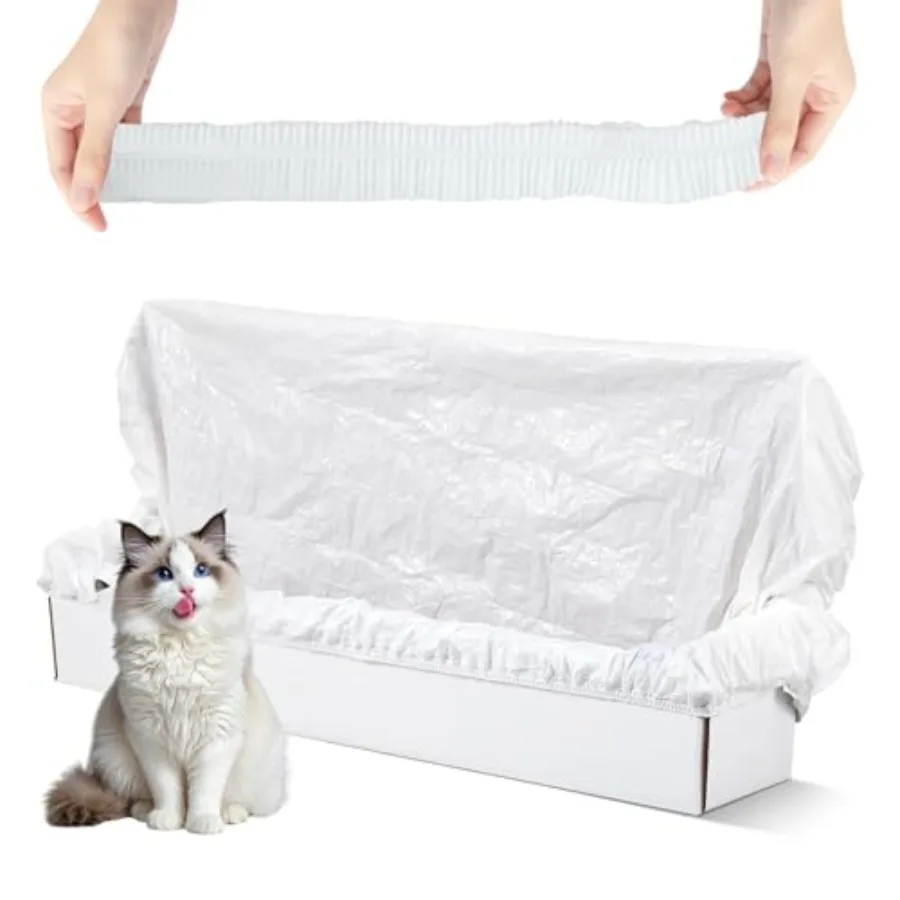 

Trash Bags Compatible with Popur X5 Litter Box Thickened Leakproof Design 7-Day Odor Control Perfect Fit for X5 Self-Cleaning C