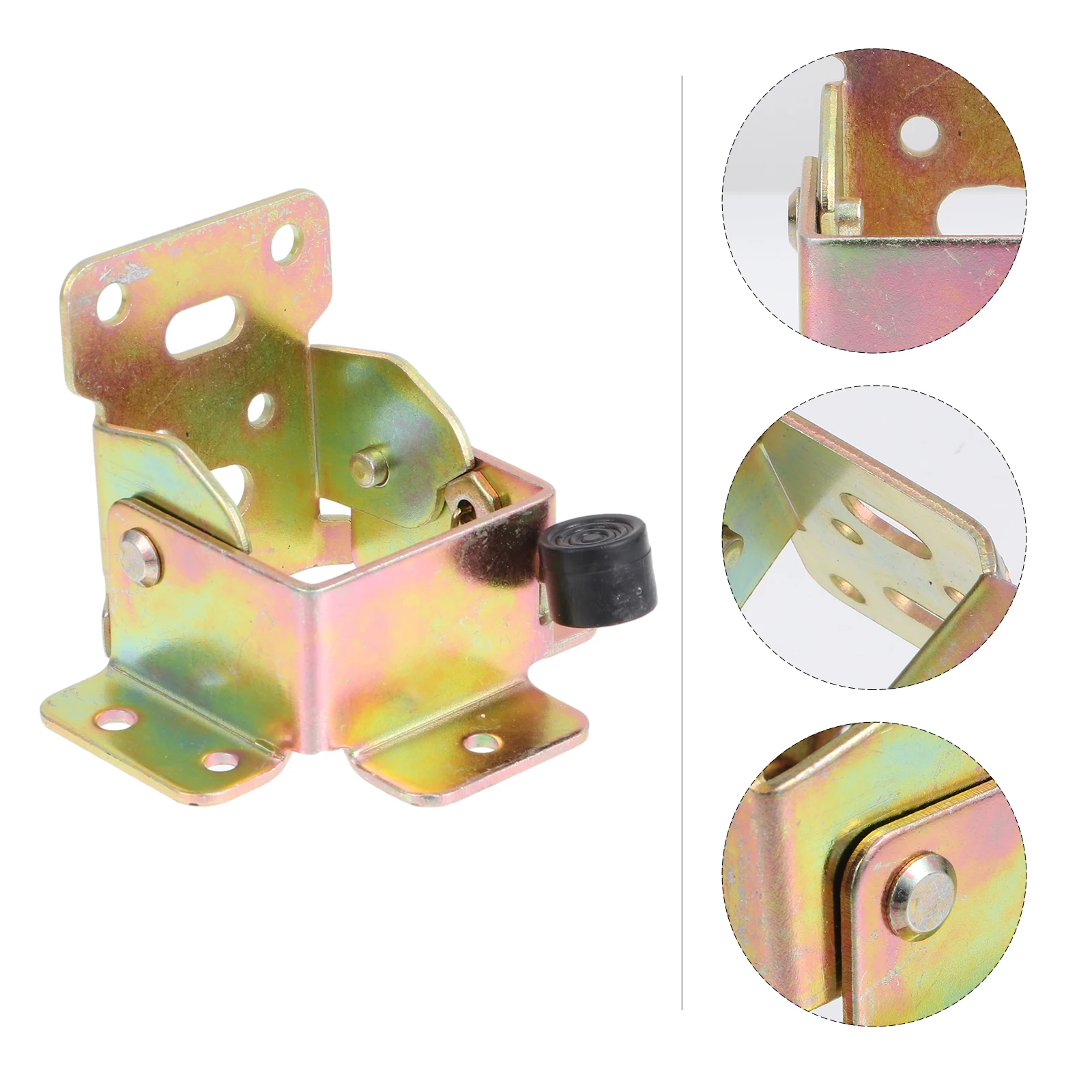 Conector de muebles bisagra de pie plegable soporte plegable bisagra de bloqueo soporte de extensión de pata de mesa