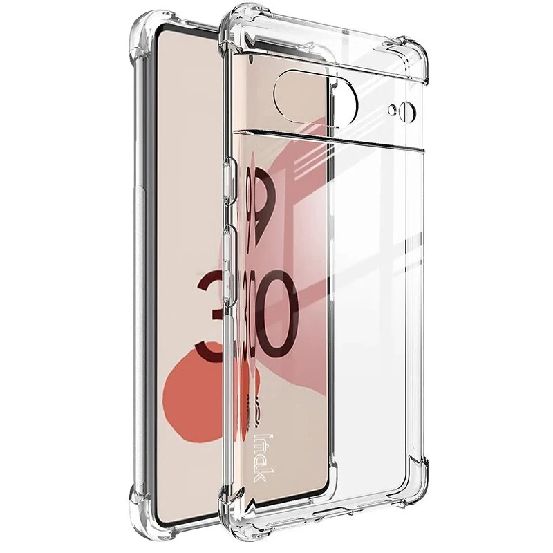 Schokbestendig Transparant Siliconen Hoesje Voor Google Pixel 9 8 7 6 Pro Xl 6a 7a Ultra Dunne Doorzichtige Zachte Tpu Achterkant Fundas Bumper