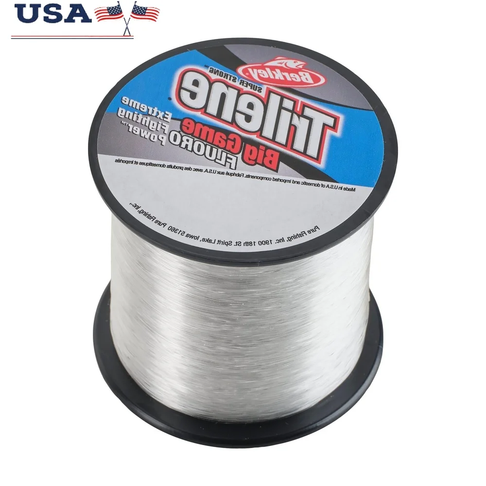 

Trilene Big Game Fishing Line Fluorocarbon 15lb 350yd High Strength Invisible Freshwater Durable Abrasion Resistant Knot Locking
