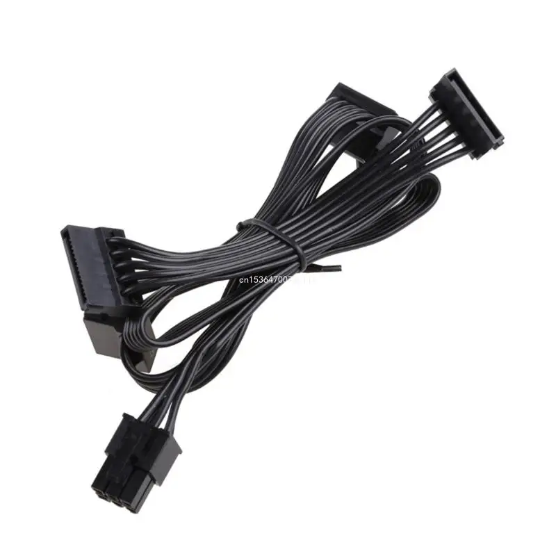 

6PIN to 4 Power Supply Power Cable Extension For G1G2G3 Power Modular Power Supply Easily Multiple DropShipping