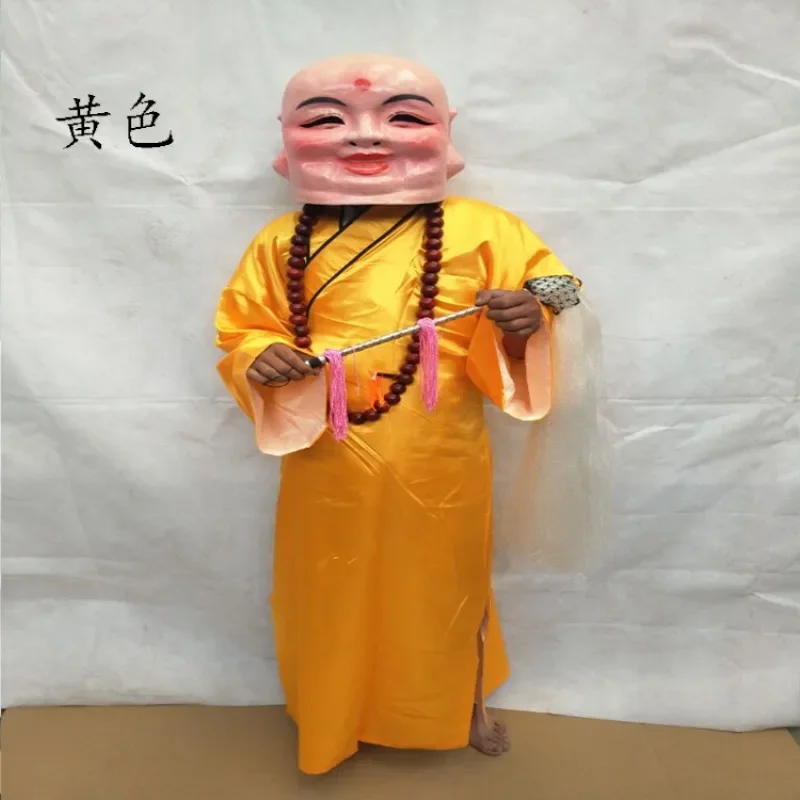 Big Head Doll Head Cover Doll Head Mask Monk Performance Supplies Maitreya Buddha Props Monk Clothing