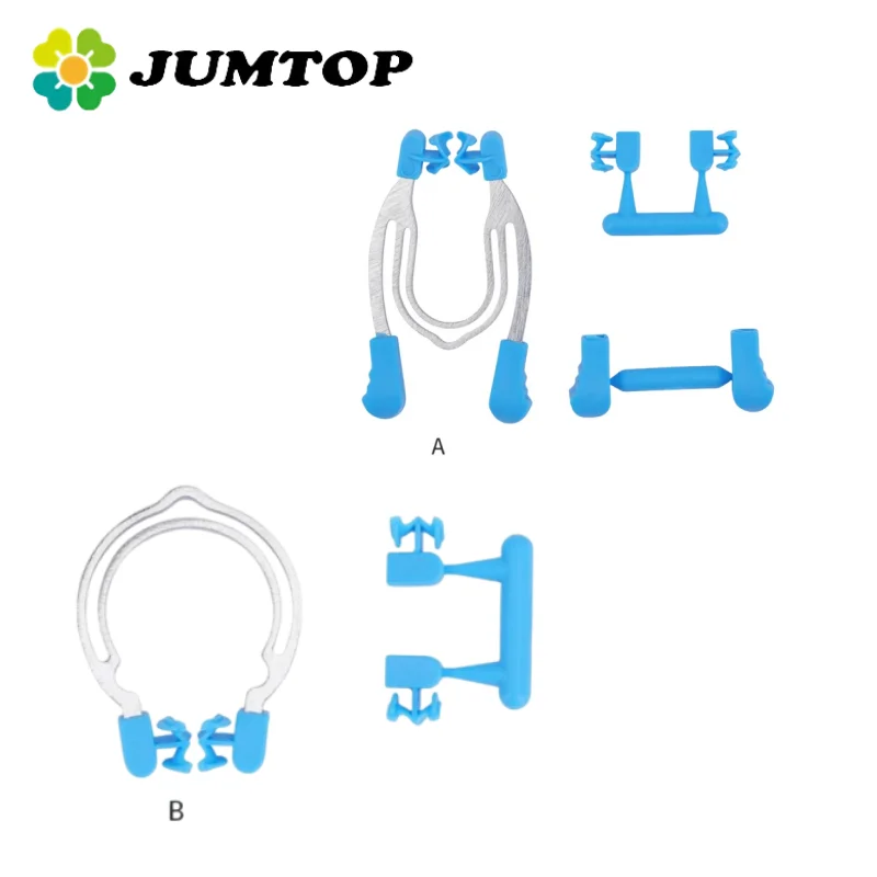 JUMTOP Dental Matrix Sectional Contoured Matrices Clamps Wedges Metal Spring Clip Rings Dentist Tools Lab Instrument