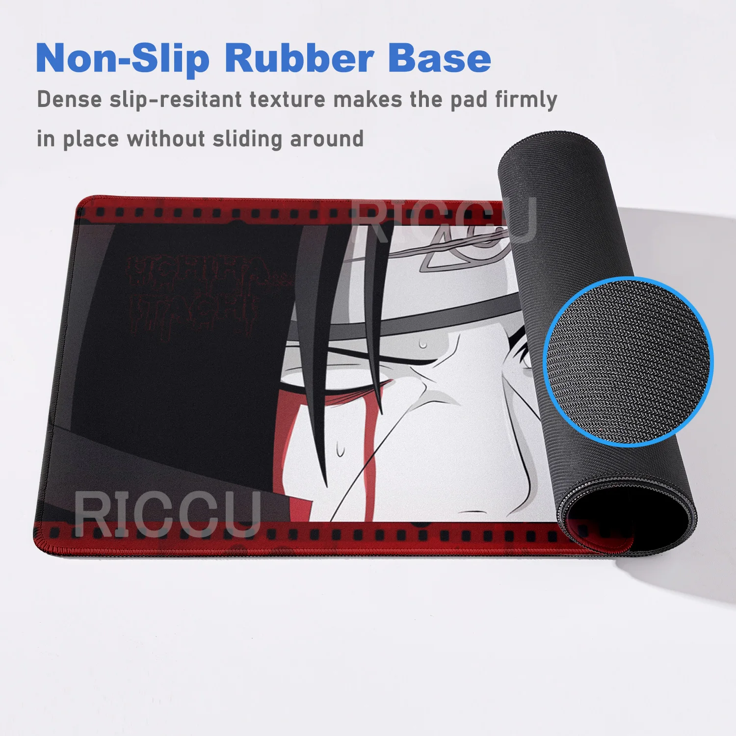 HD XXL 40x90cm Uchiha Itachi N-Naruto Mouse Pad E-sports Gamers Pc accessories Gaming Rubber Keyboard expand Desk Mat Mouse pads - Image 4