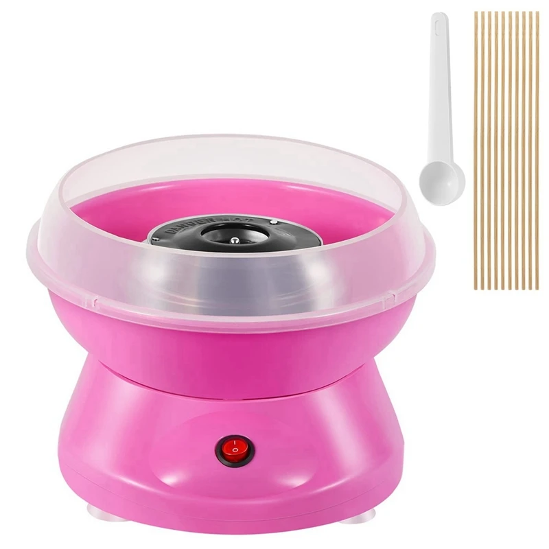 

Cotton Candy Machine For Kids,Mini Electric Cotton Candy Maker With Splash-Proof Plate For Home Kids Party