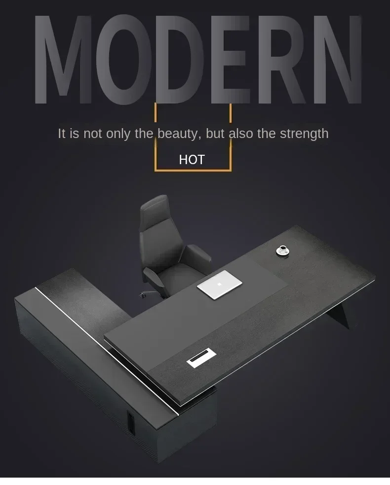 Modern CEO Manager Executive Office Table Latest L Shape Office Computer Desk Executive Office Desk