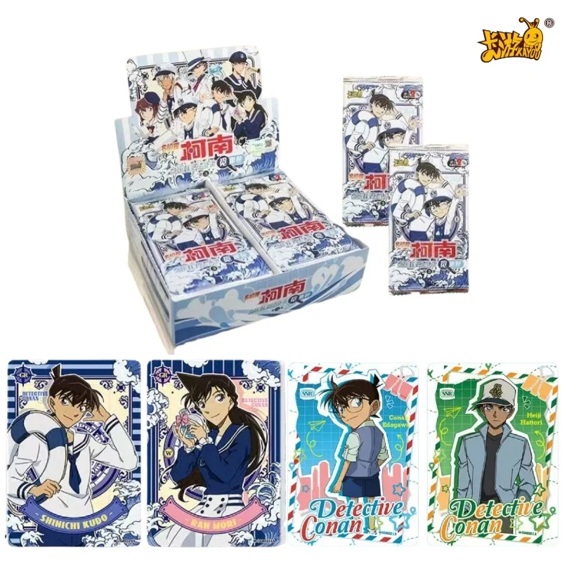 KAYOU Detective Conan Miying Vol.3 Shinichi Kudo Ran Mori Anime Character Collectible Cards Booster Pack for Fans Kid Gift