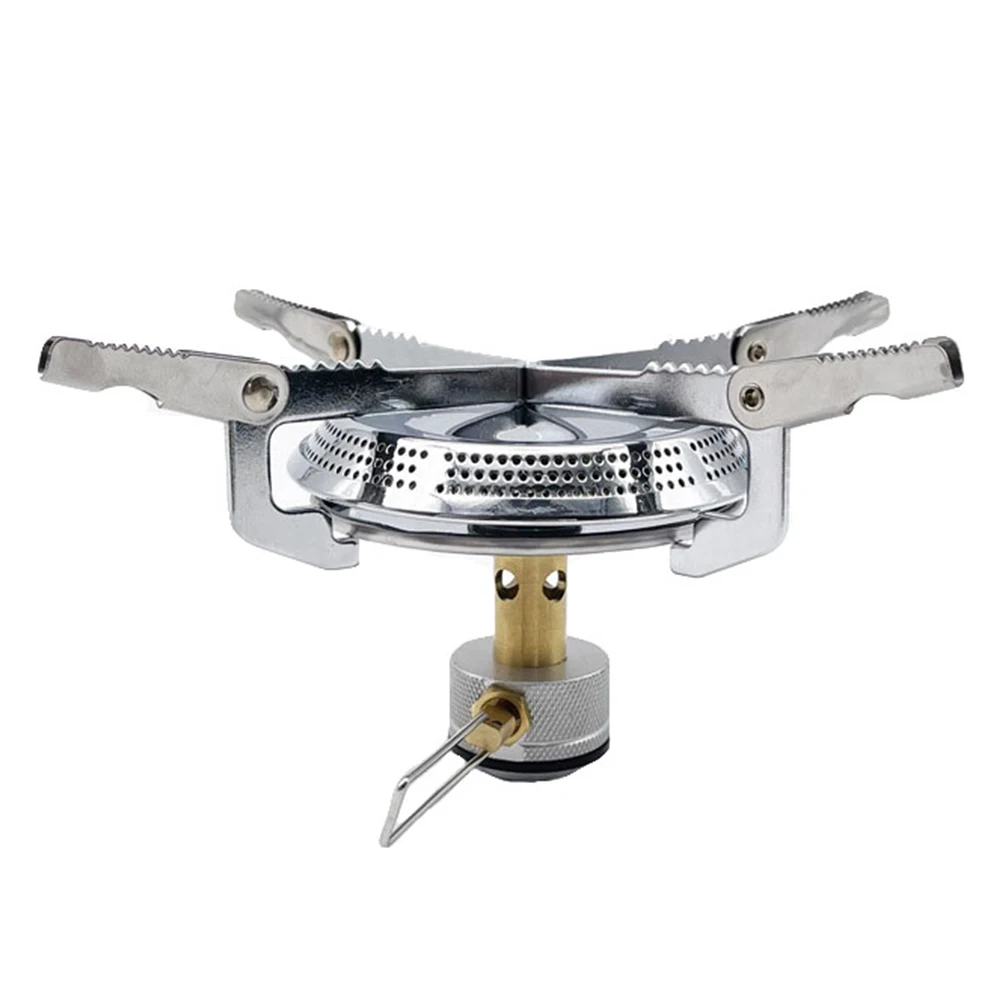 

Portable Outdoor Stove Head Camping Gas Stove Lightweight Compact High Temperature Perfect for Hiking Backpacking Picnic Travel