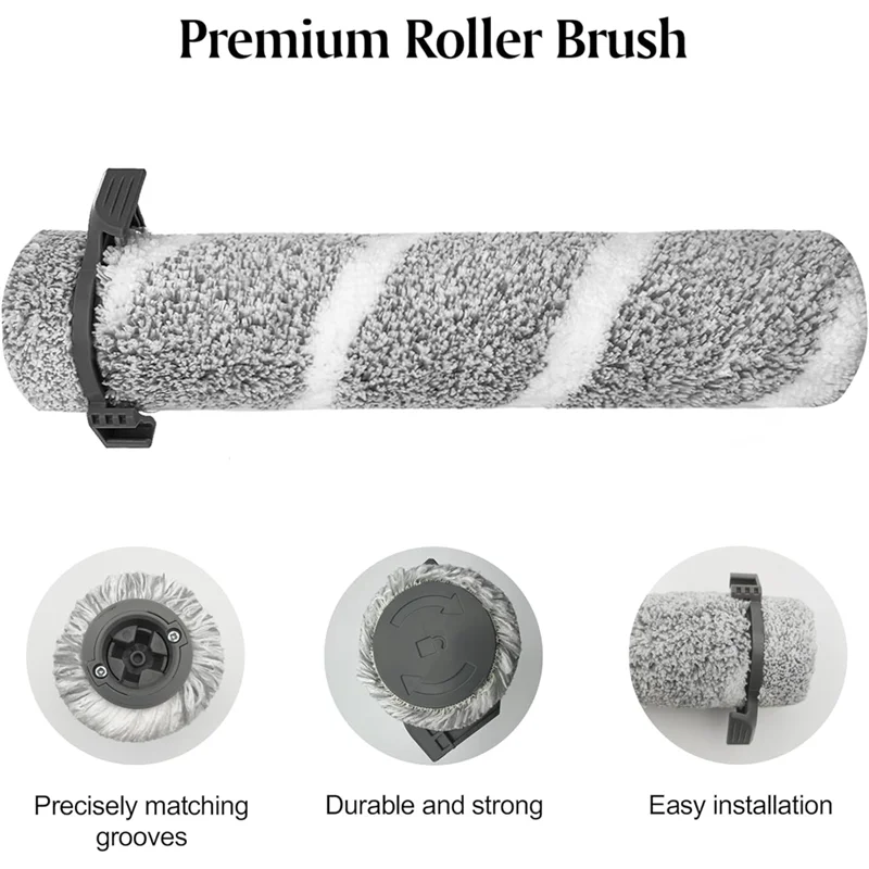 

3PCS Roller Brush And HEPA Filter Accessory Kit For Bissell 3930F 3933 V2 39999Z Cordless Wet And Dry Vacuum Cleaning