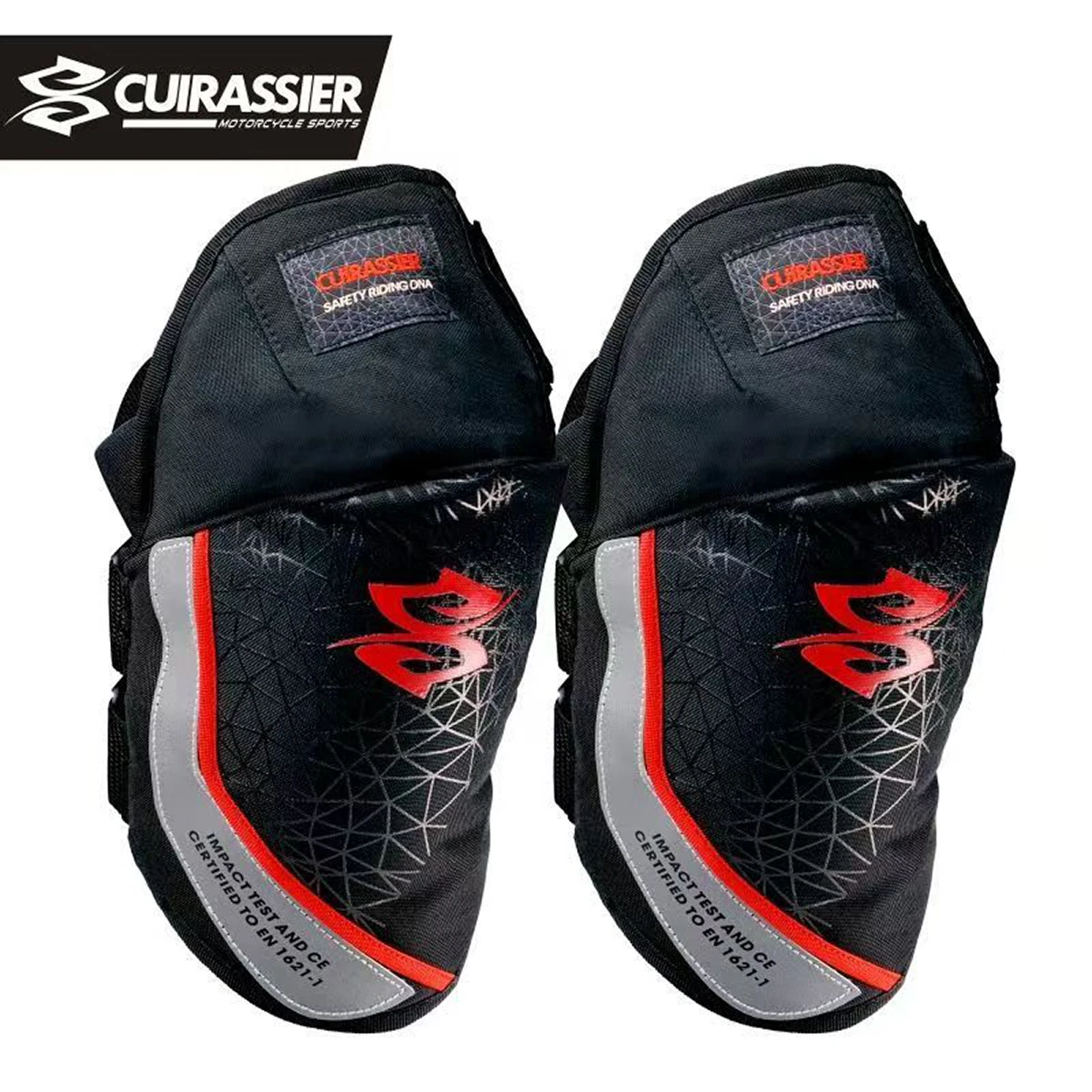 Cuirassier Motorcycles Knee Protection Motocross Knee Pads Summer Knee-Pad Anti-fall Reflective Moto Protection For KTM Kawasaki