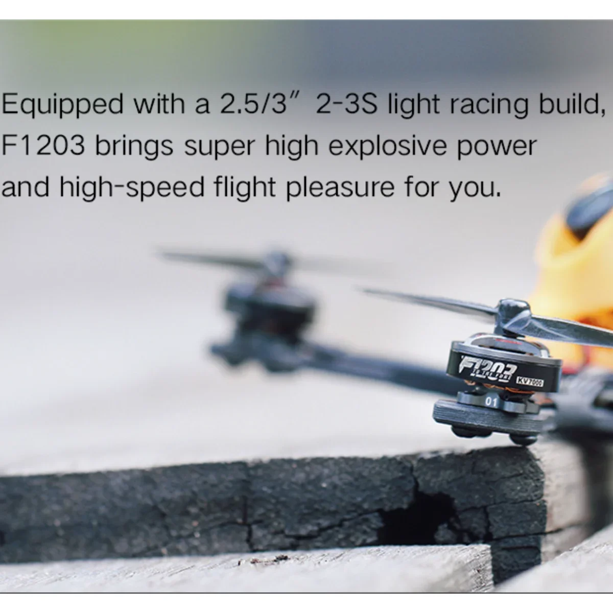 T-MOTOR F1203 Brushless Motor Fpv Racing Drone T-HOBBY Motor 2-3S KV7000 for 2-3 inch FPV Drones DIY PARTS