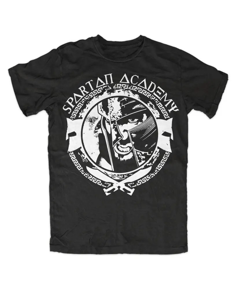 Spartan Academy T-Shirt, Sparta 300,Phalanx,Fight,300,Battle,leonidas  High Quality 100%Cotton Short Sleeve