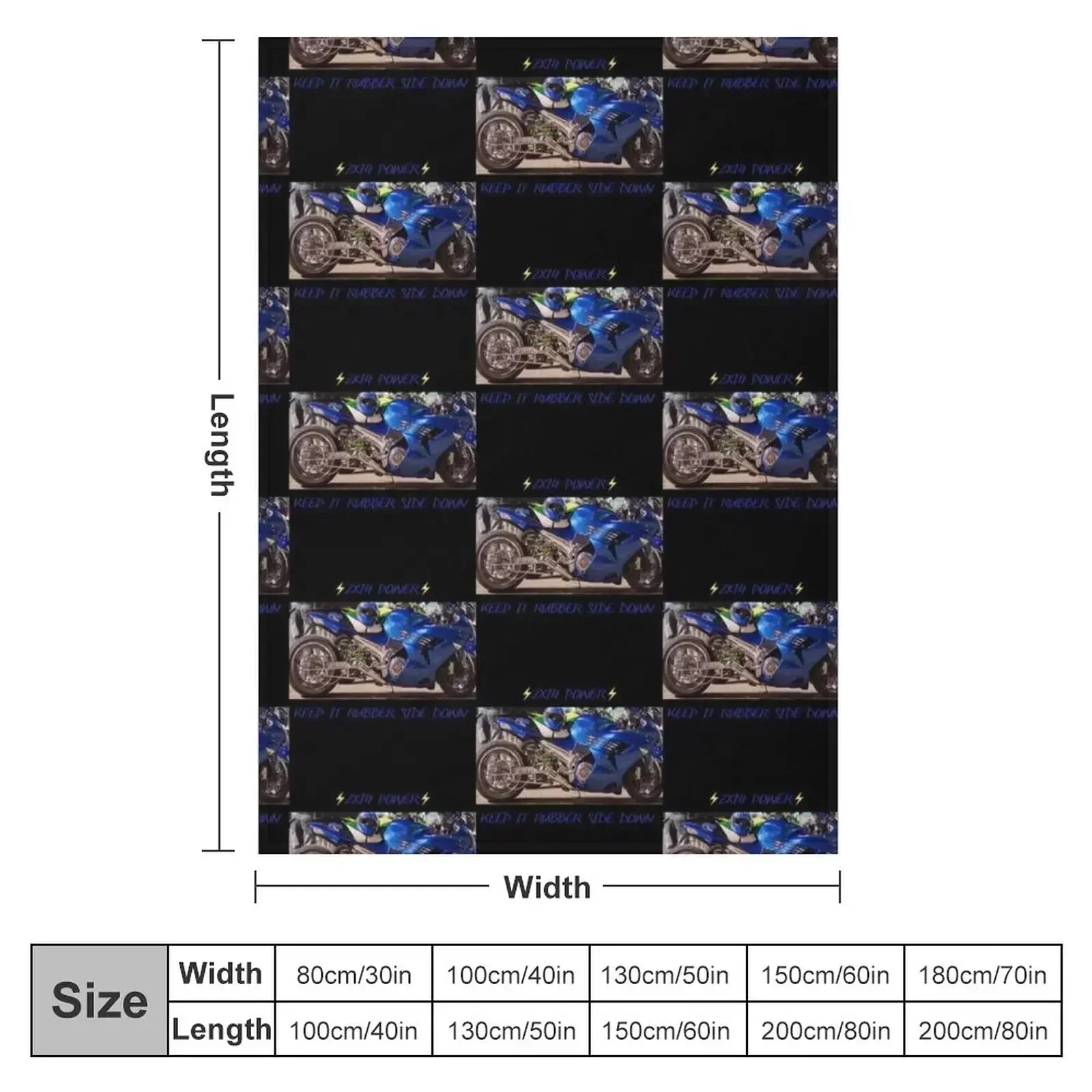 ZX14 POWER Throw Blanket Polar Cute Tourist Large Furry Warm Blankets