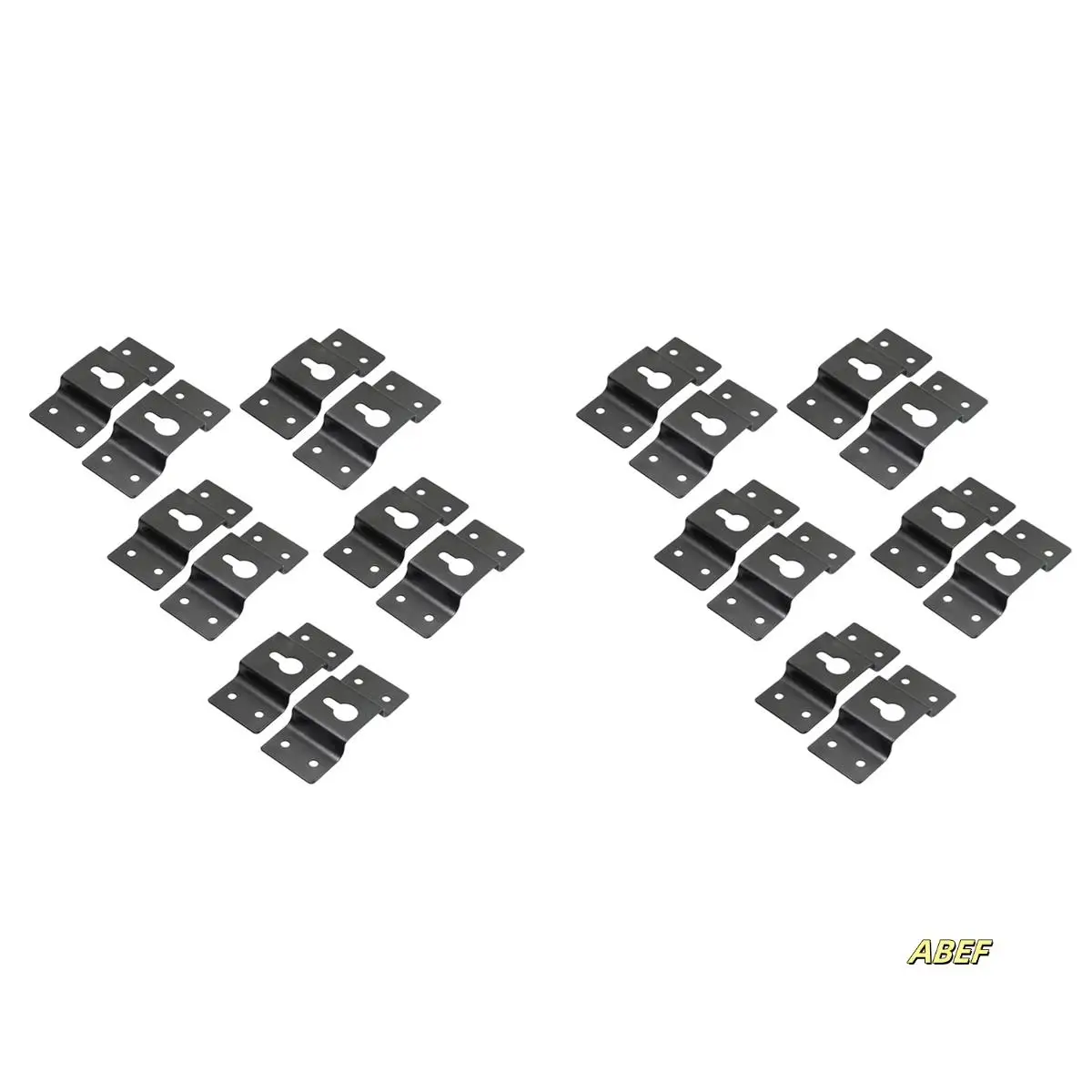 20X スピーカーウォールマウントブラケット天井スタンドクランプサラウンドスピーカーリアフックハンガープレートスピーカーアクセサリー用