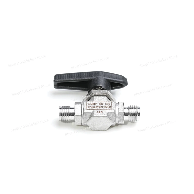 316 Stainless Steel Ball Valve 4‑MBV‑BG‑316, 1/4 Inch Ferrule Ball Valve 2000PSI
