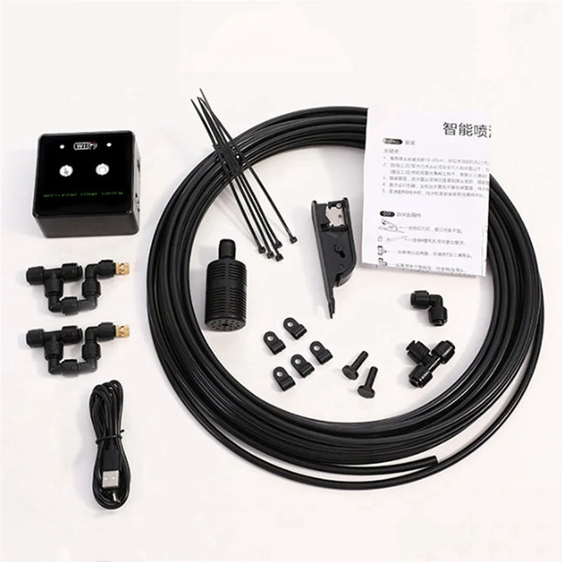 AA14 New Rainforest Sprayer Wifi Control Automatic Mist Rainforest Timing Sprays System Kit Irrigation Timer Reptile Sprayer