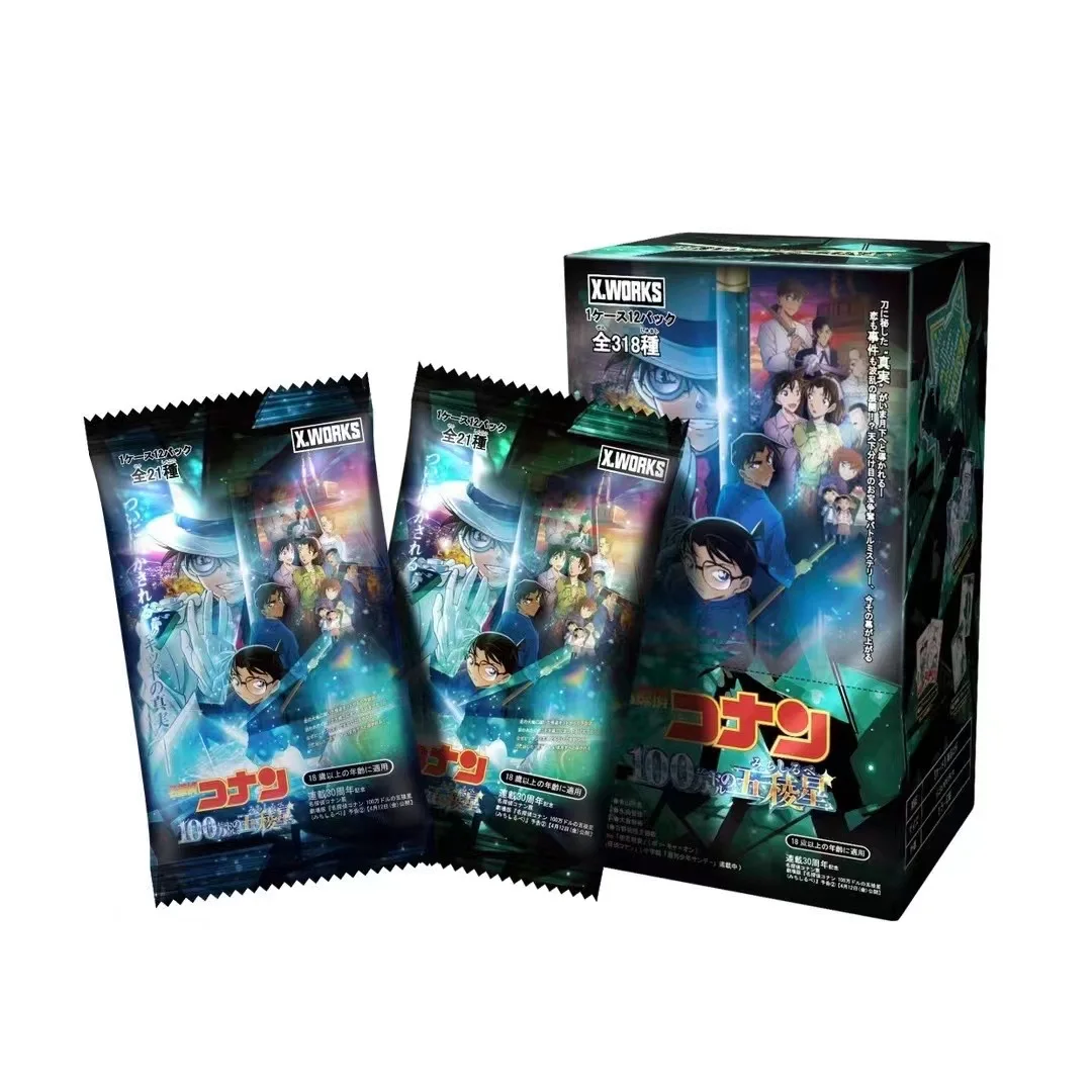 2024 Detective Conan Card KAYOU Cards Anime Figures Jimmy Kudo Conan Mouri Ran Rare Collection Card Toys Gift
