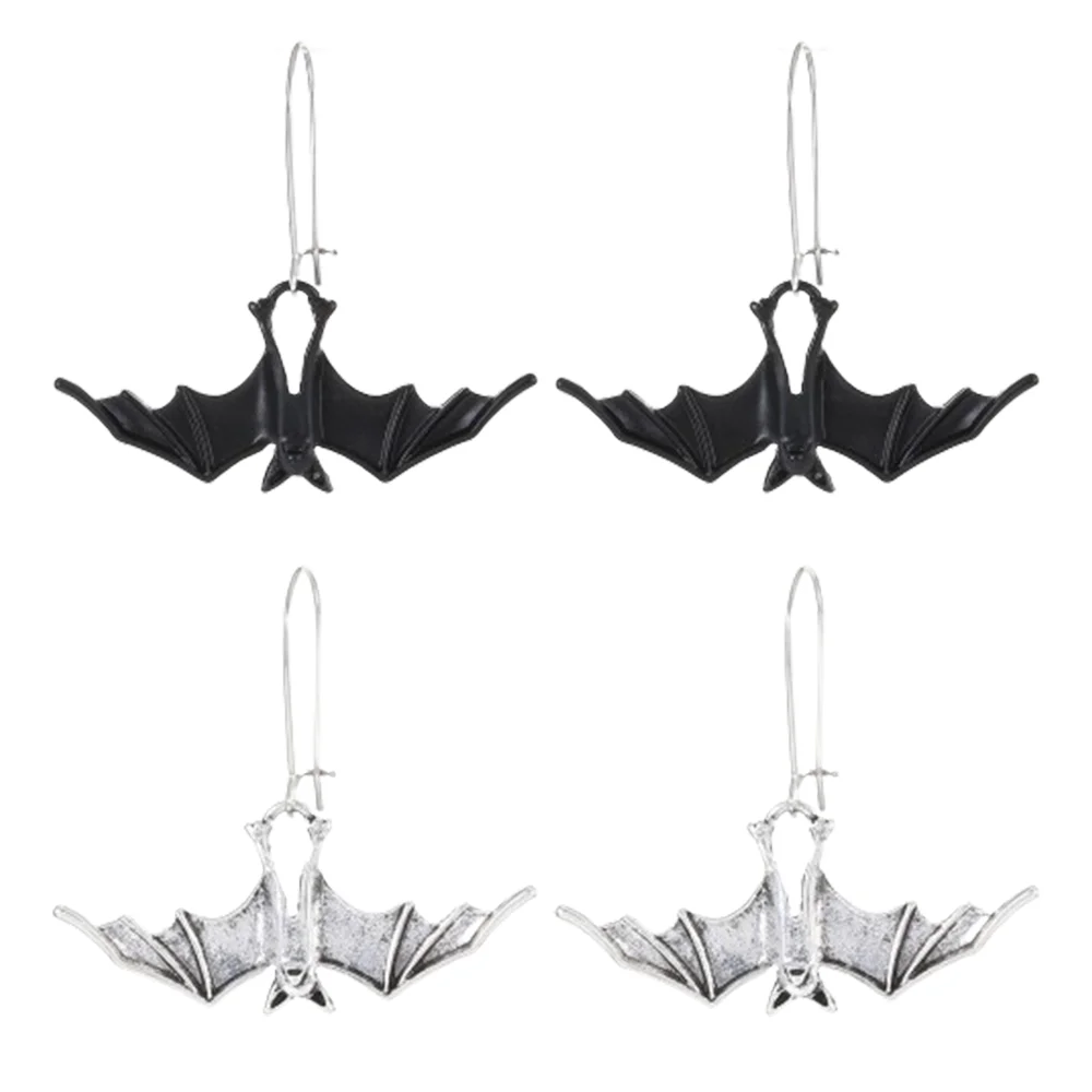 Retro Bat Earrings for Women Men Vintage Animal Pendant Studs Earrings DIY Jewelry Accessories Halloween Party Gift Gothic Decor