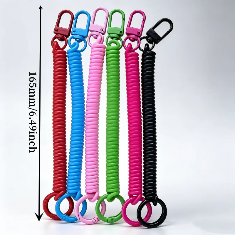 Colorful Spring Coil Lanyard D - Phone Accessories Chain ulasan dan harga