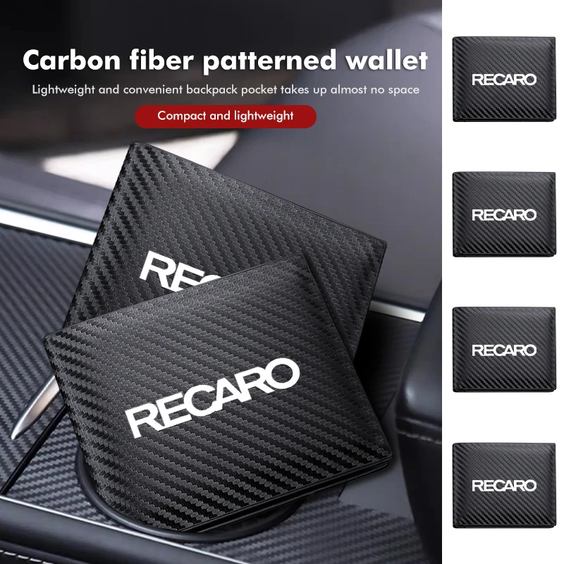 Car Driver License Bag Documents ID Card Holder Purse Wallet For Recaro nan