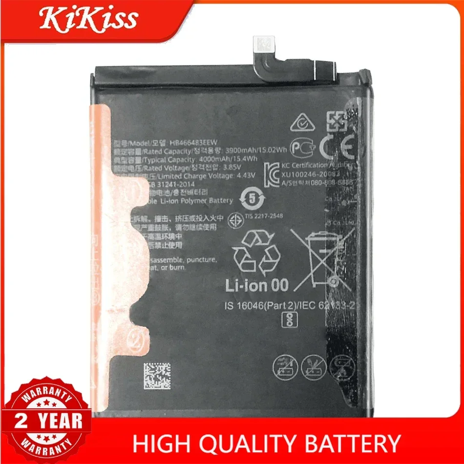 

High Quality 4000mAh HB466483EEW for Huawei P40 Lite 5G Nova 7 Pro SE 5G Honor 30 30s 30Pro Pro Plus Cell Phone Battery