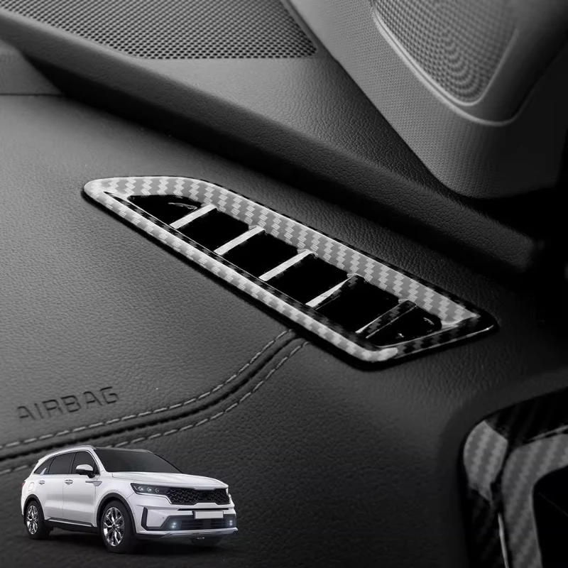 

Для Kia SORENTO LHD RHD 2020-2023 автомобильный тренд из углеродного волокна красный внешний вид автомобиля модификация интерьера украшения поставщики аксессуары