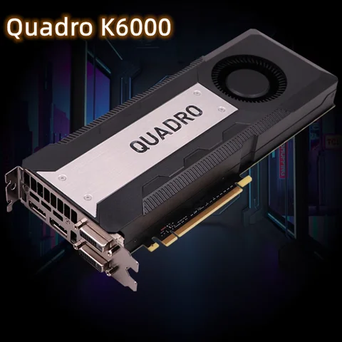 Nuevo para NVIDIA Quadro K6000 12GB GDDR5 tarjeta gráfica profesional GPU para diseño y representación