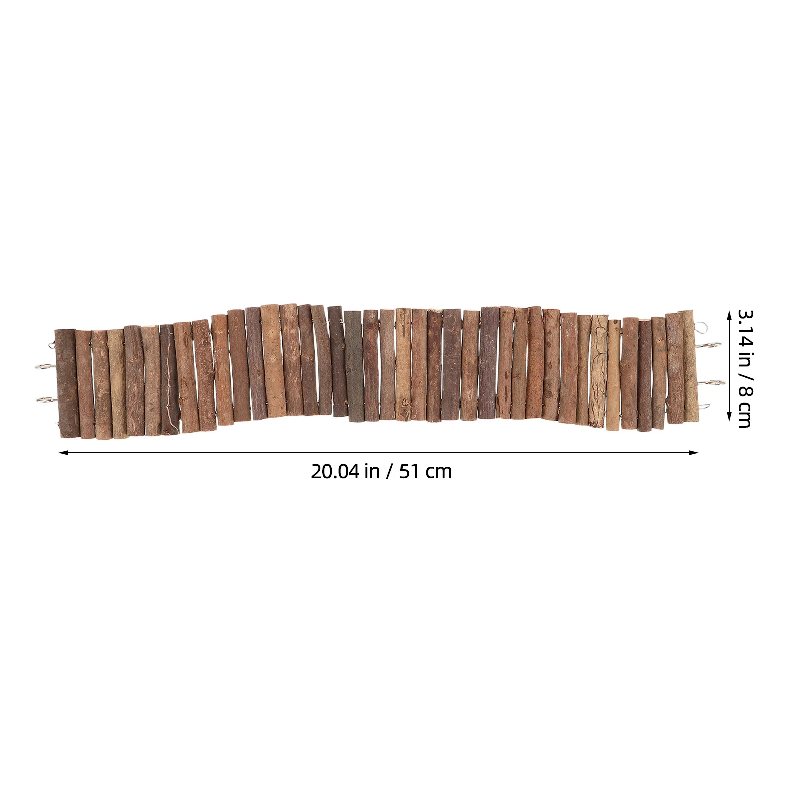 Pet Hamster Wooden Climbing Platform Small Animal Exercise Bridge Ladder Hideout Cage Accessory For Gerbils Mice Rats