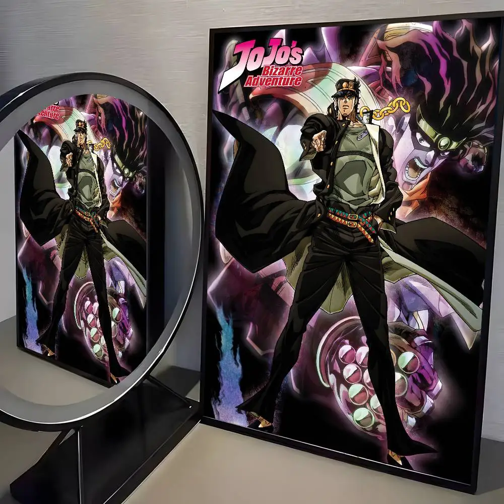 Anime JoJos Bizarre Adventure Retro-Poster, Kunst auf HD-Leinwand, hochwertiges ästhetisches Druckpapier, Wandkunst für Wohnzimmer, Heimdekoration – Detail 17