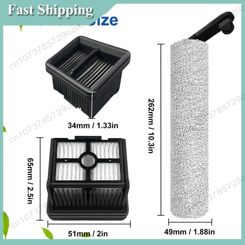 -A01R فرشاة دوارة بديلة وفلتر HEPA لأجزاء المكنسة الكهربائية الرطبة والجافة اللاسلكية المزدوجة Dreame H12 Pro H12 Plus M13beta