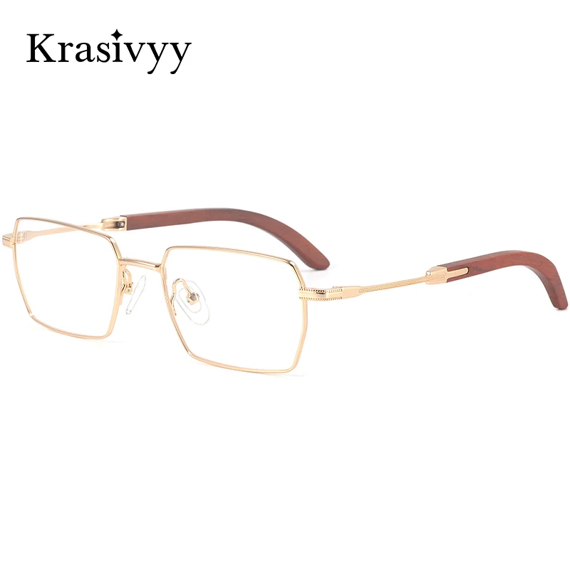 

Красивая деревянная оправа для очков, мужская титановая квадратная оправа для очков большого размера, сверхлегкая брендовая качественная европейская оптическая оправа