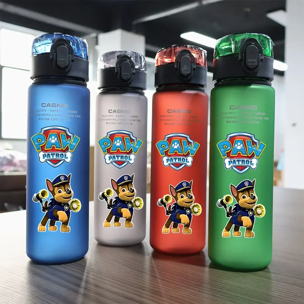 PAW Patrol 560ML Water Cup Chase Marshall Outdoor Portable Children's Plastic Large Drink Bottles Student Sport Water Cup Gifts