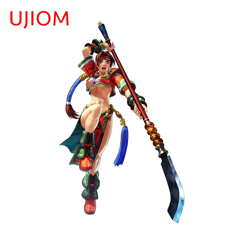 UJIOM 13cm X 8cm Soul Calibur Girl Anime Wall Stickers Waterproof Graffiti Bathroom Kitchen Cupboard Decal Decor Wallpapers