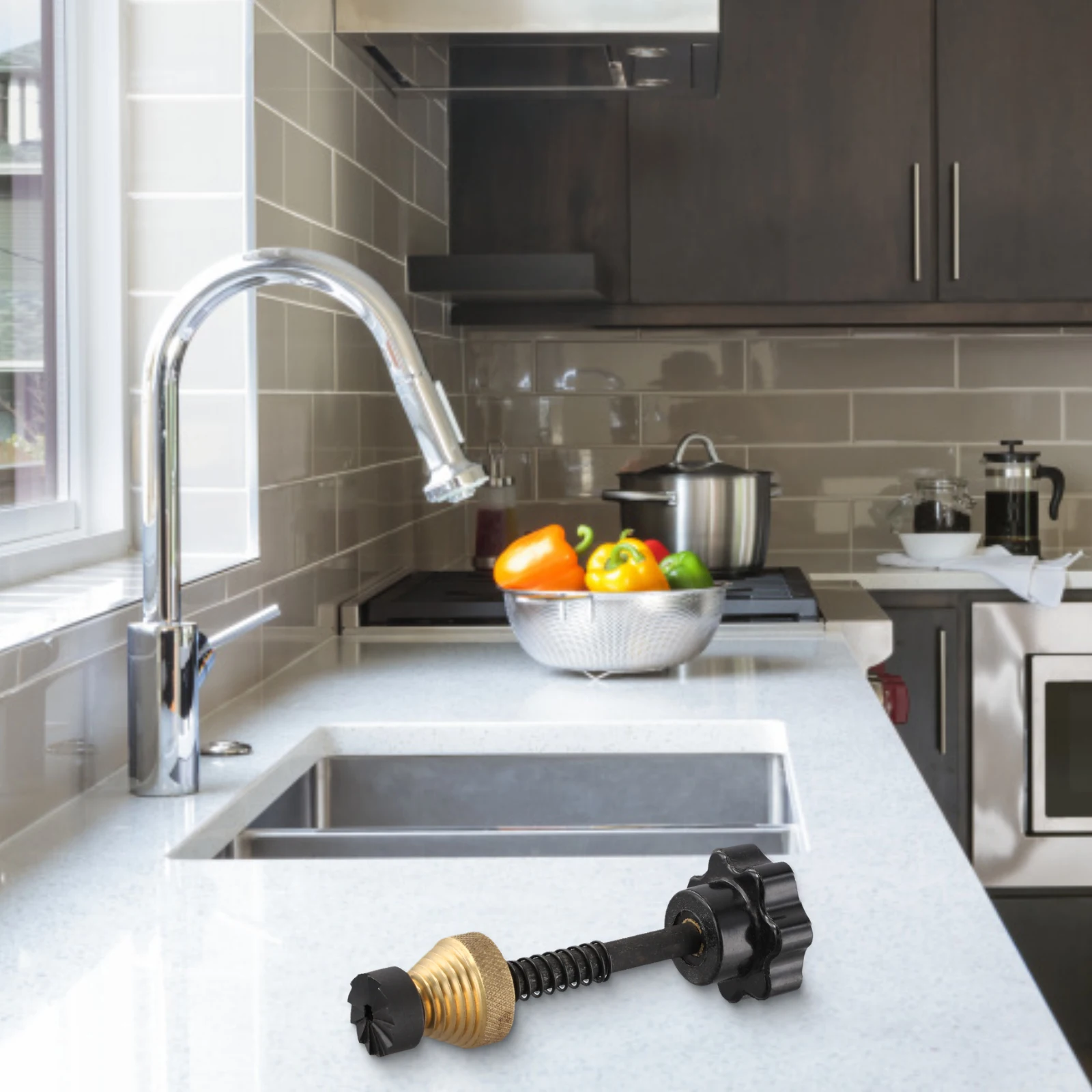 

Tap Repair Tool Leaking Tap Repair DIY Enthusiasts Remove Calcium Deposits Smooth Operation 105mm L For Bath Taps